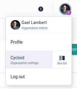 Manage org